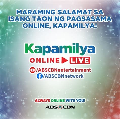 sabayan 999.live|Kapamilya Online Live, 24/7 na sa YouTube .